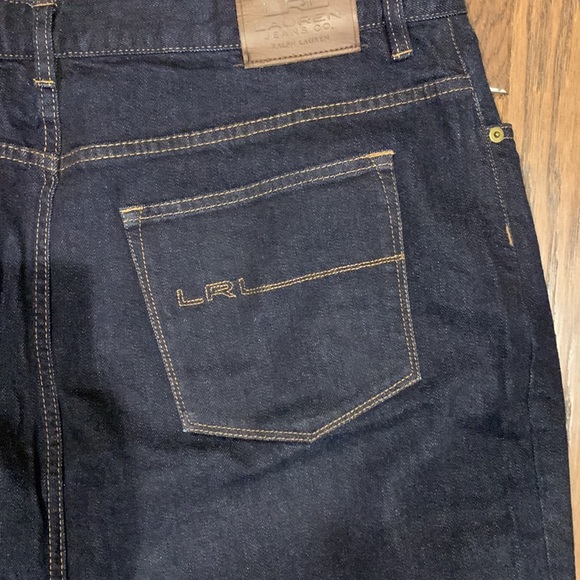 Ralph Lauren Dark Denim Skirt - Picture 4 of 7